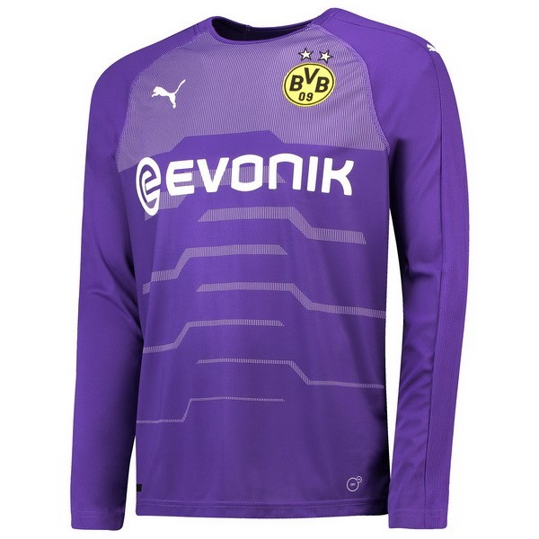 Camiseta Borussia Dortmund Replica Tercera Ropa ML Portero 2018/19 Purpura